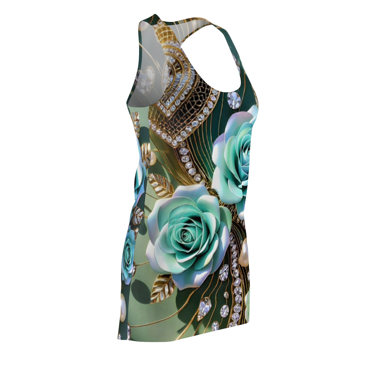 Women's Cut & Sew Racerback Dress (AOP)