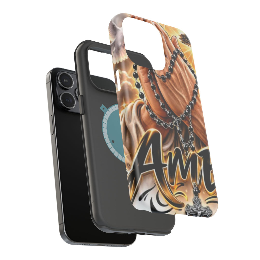 Praying Hands Rosary Magnetic Impact Phone Case