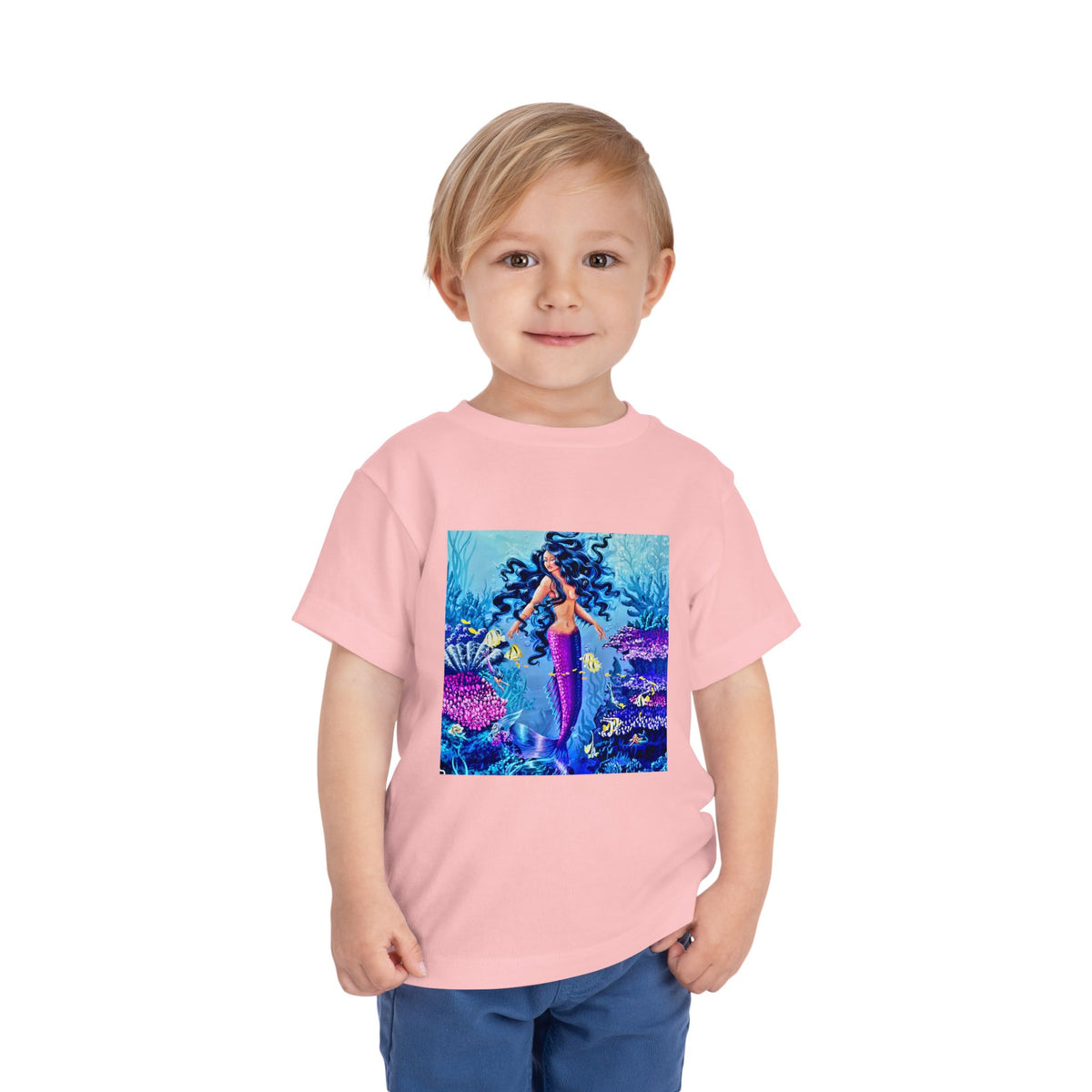 Mermaid Toddler Tee — Colorful Underwater Ocean Playtop