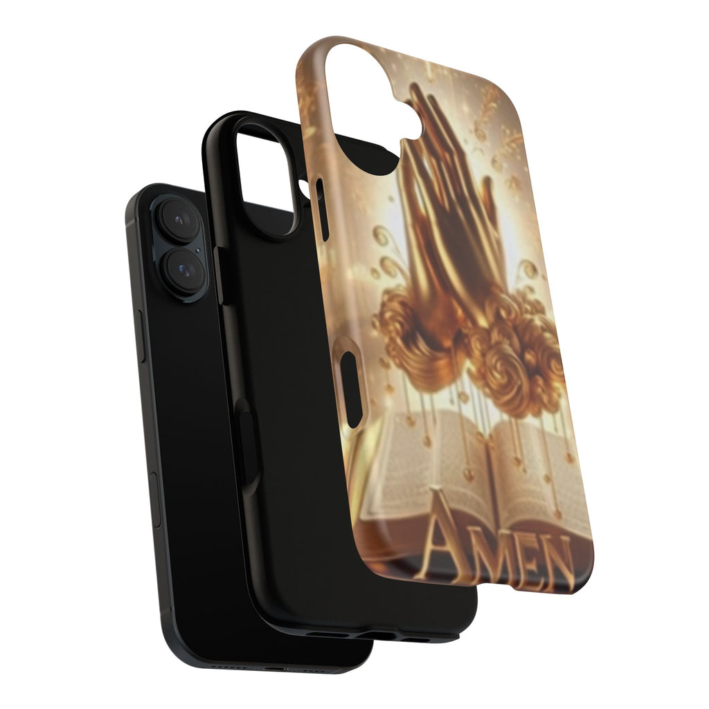 Prayer Hands 'Amen' Phone Case - Religious Christian iPhone Case