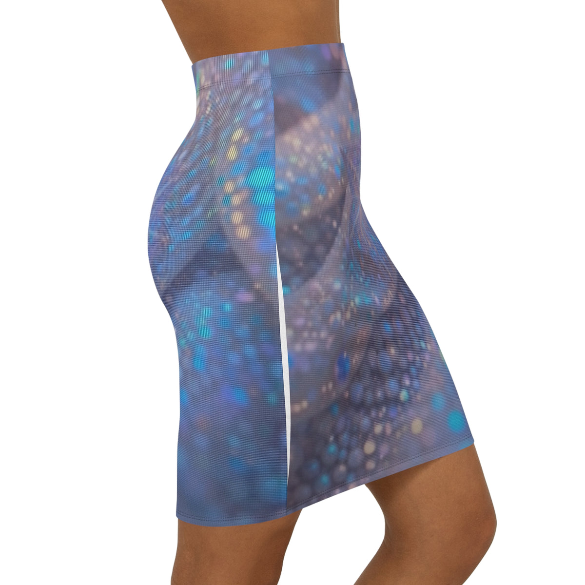 Women's Mid-Waist Pencil Skirt (AOP)
