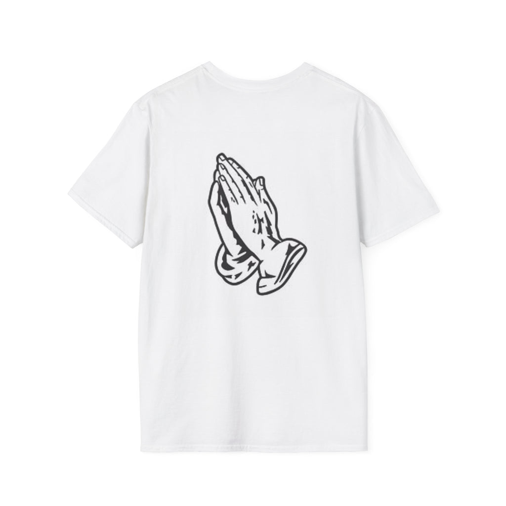 Praying Hands T-Shirt — Vintage Prayer Graphic Tee for Faith & Spiritual Style
