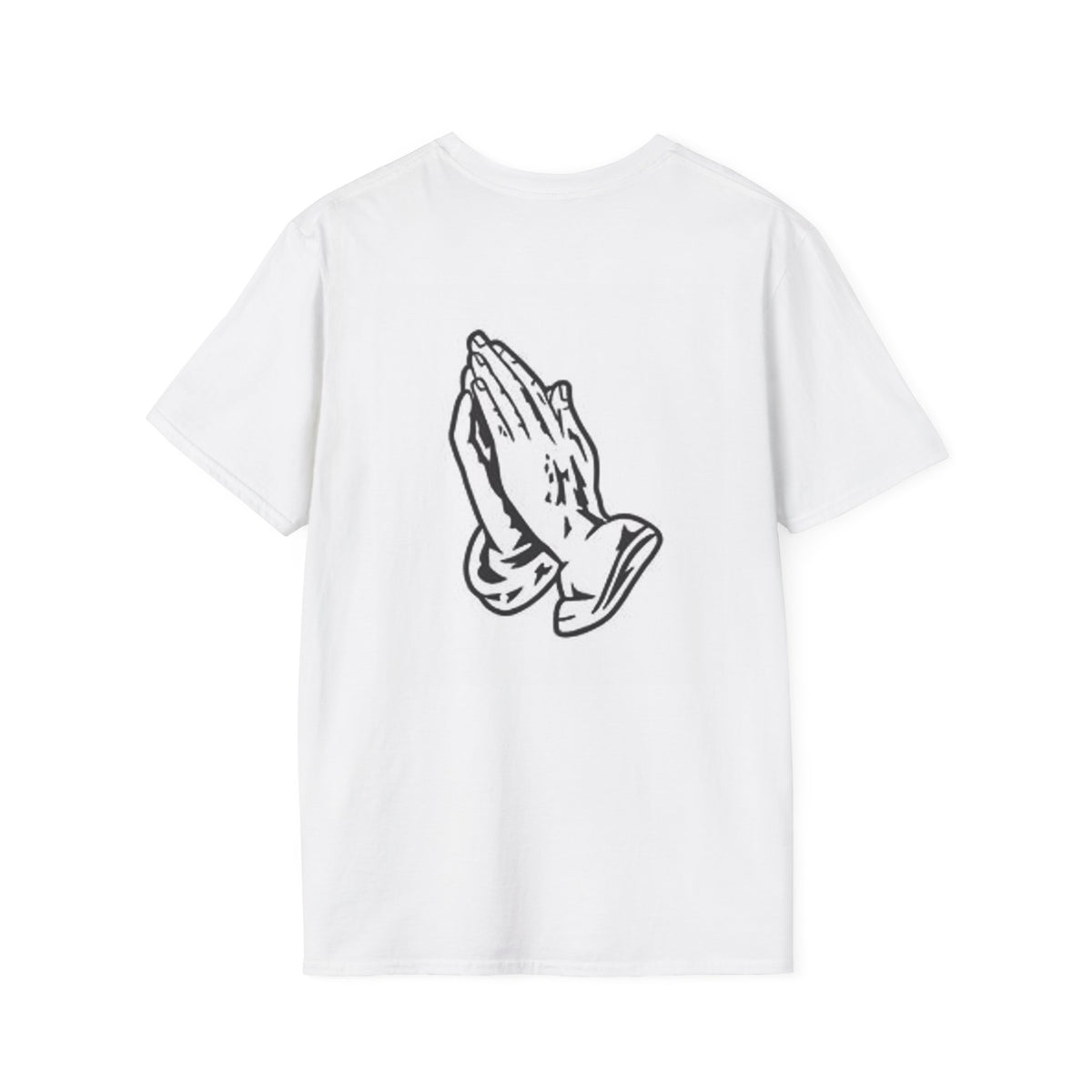 Praying Hands T-Shirt — Vintage Prayer Graphic Tee for Faith & Spiritual Style