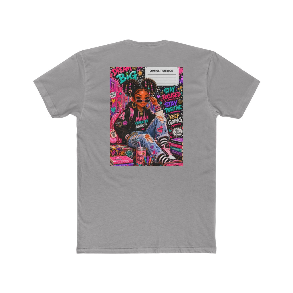Dream Big Graphic Tee — Motivational Girl Street Art T-Shirt