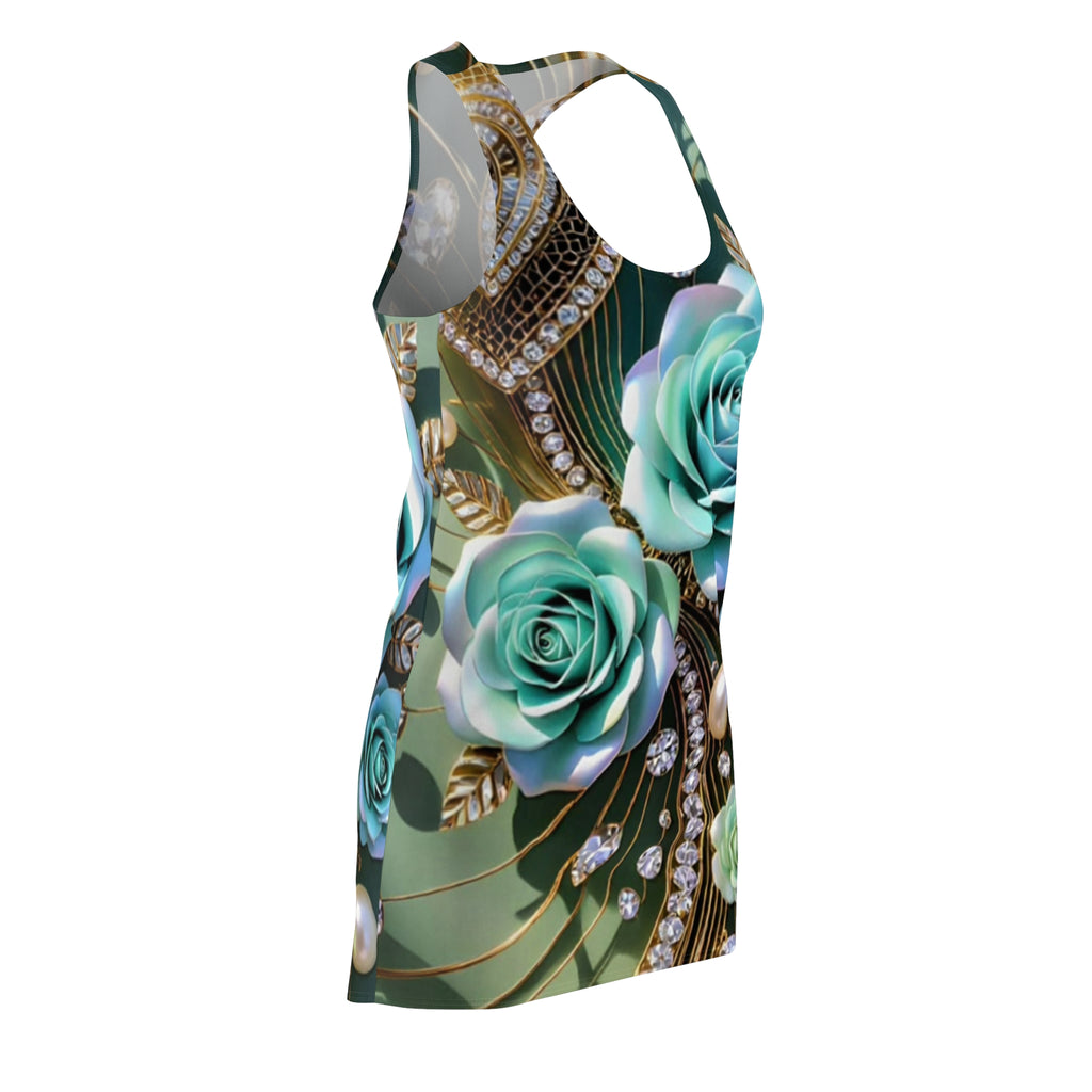 Women's Cut & Sew Racerback Dress (AOP)