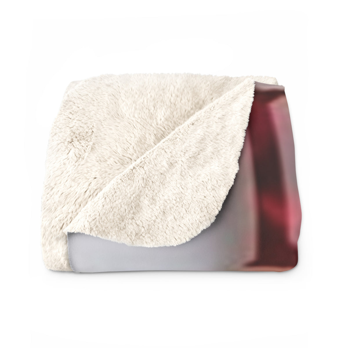 Sherpa Blanket — "I Am Protected by the Blood of Jesus Christ" Inspirational Christian Throw