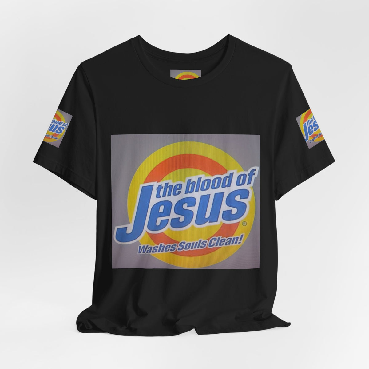 Christian T-Shirt - "The Blood of Jesus Washes Souls Clean" Graphic Tee