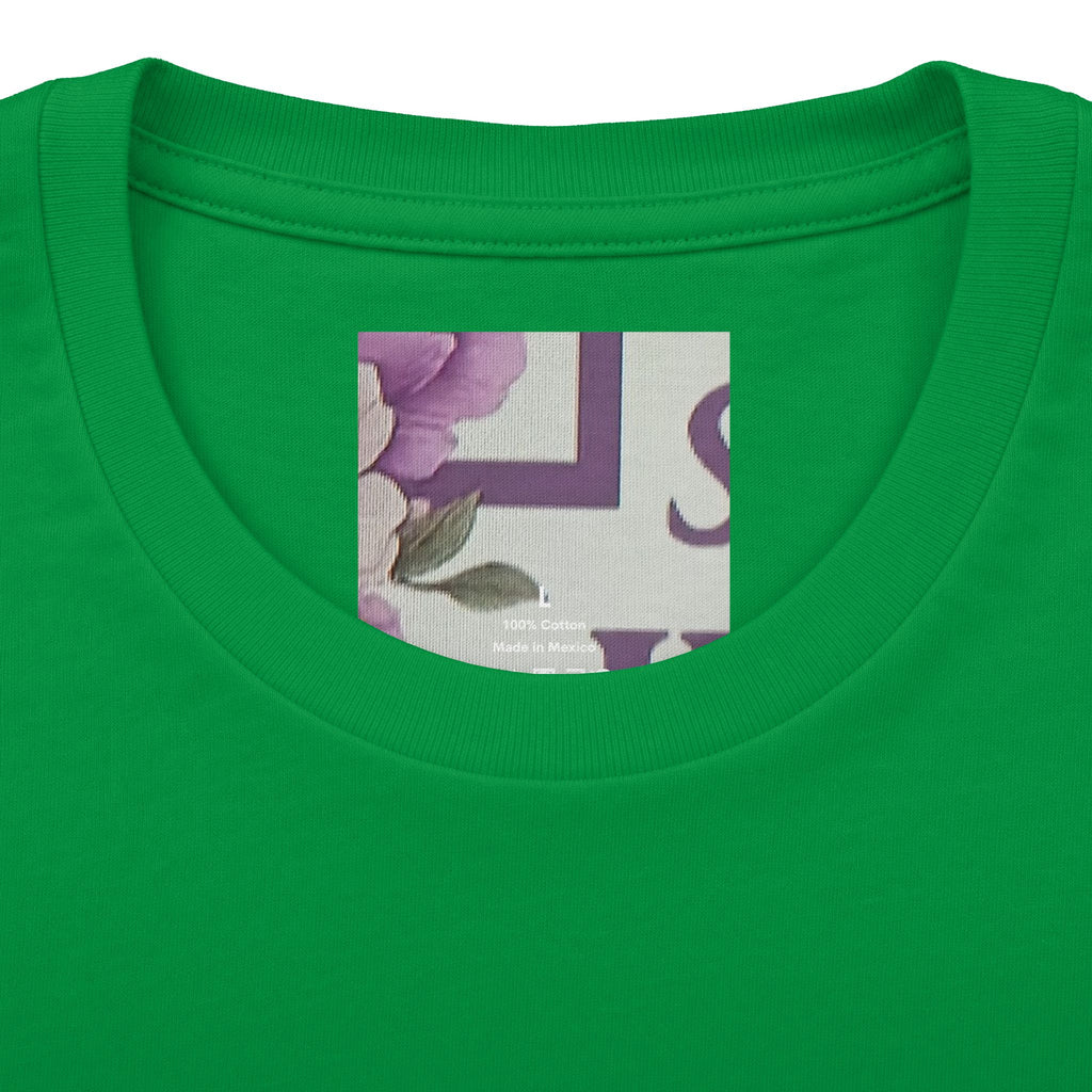 Christian Tee — "Blessed by God, Saved by Jesus, Filled by the Spirit" Floral Cross