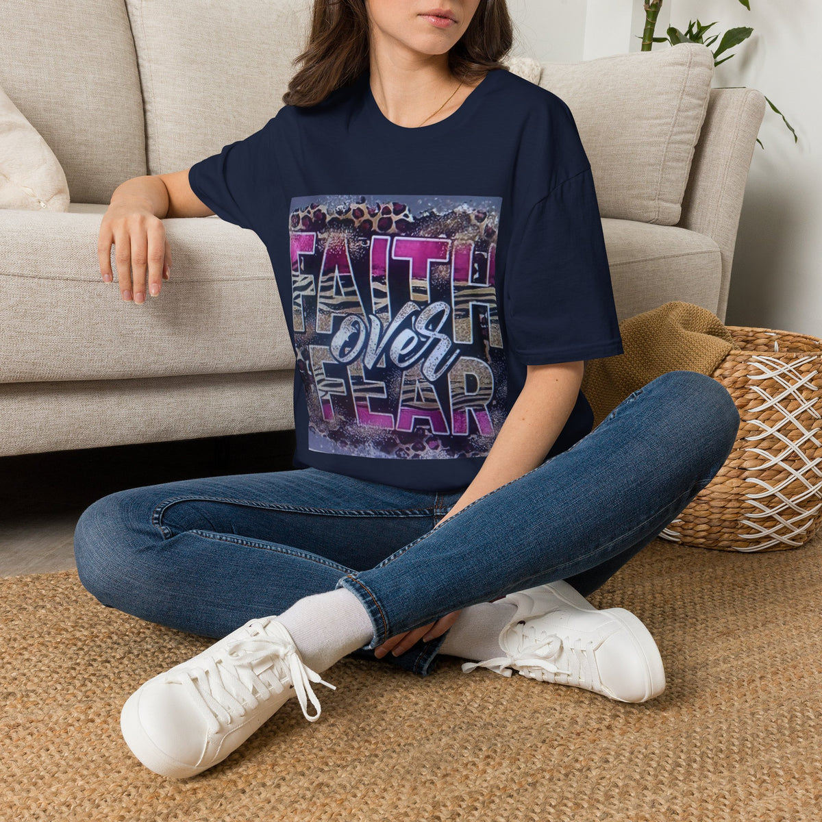 Faith Over Fear Graphic T-Shirt