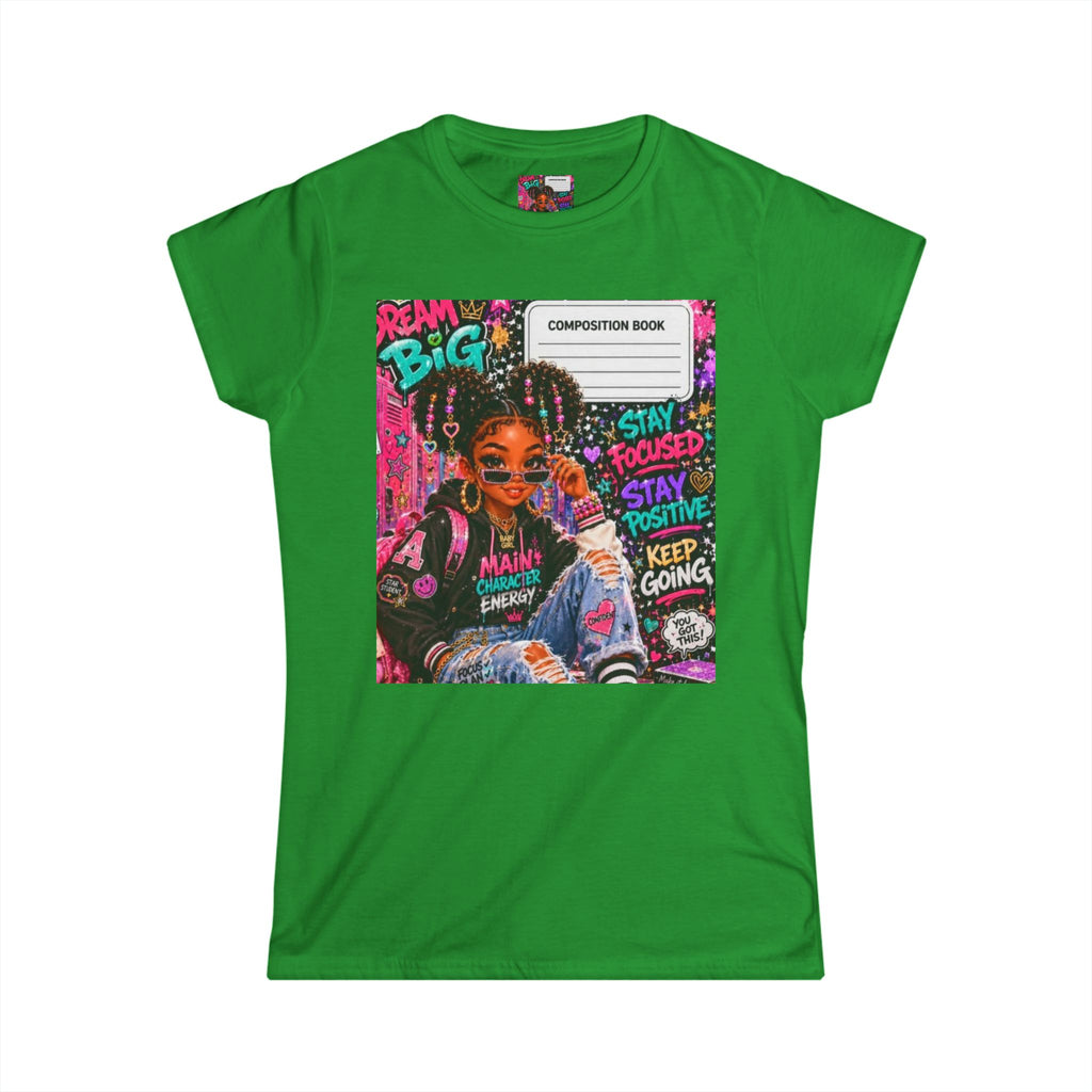Women's Tee - Blank White Softstyle T‑Shirt (Everyday Casual Staple)