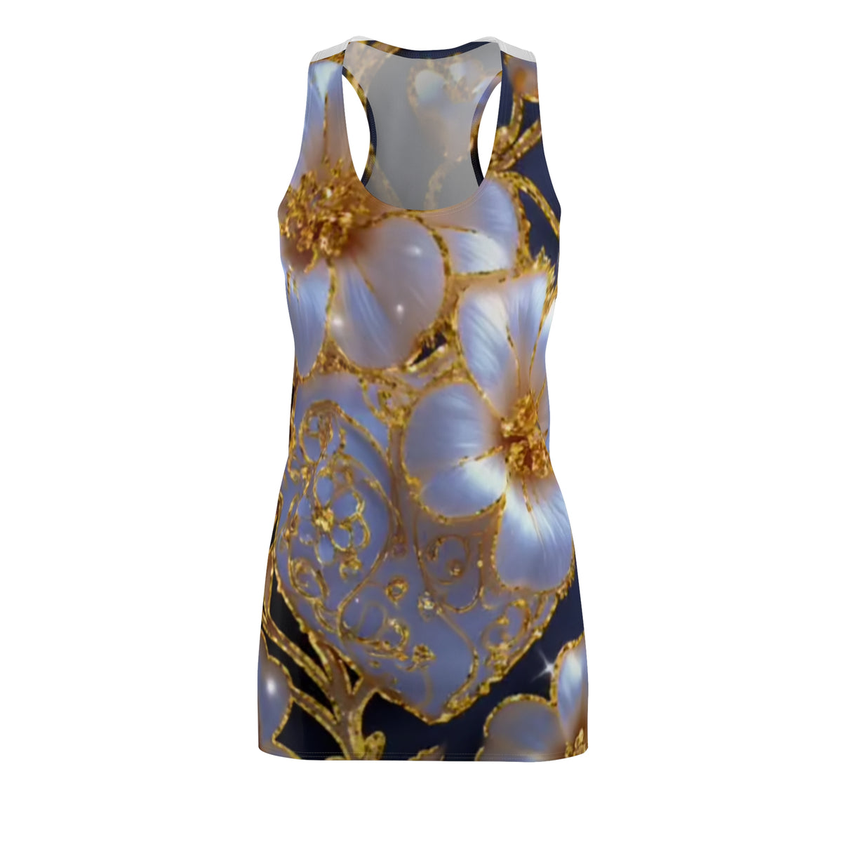 Women's Cut & Sew Racerback Dress (AOP)