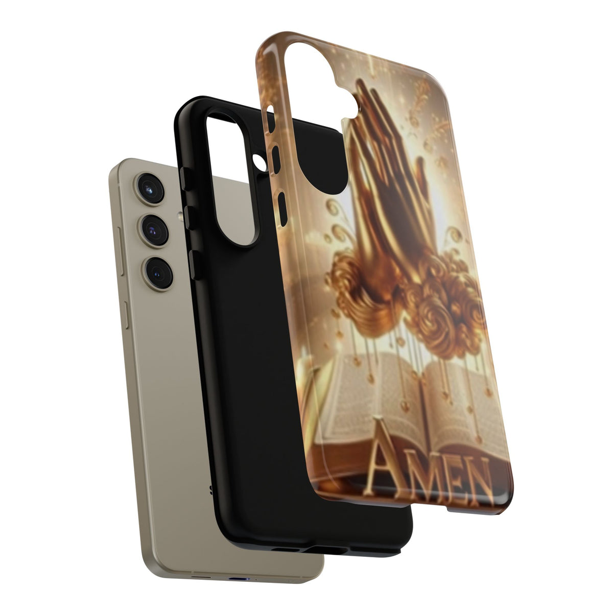 Prayer Hands 'Amen' Phone Case - Religious Christian iPhone Case