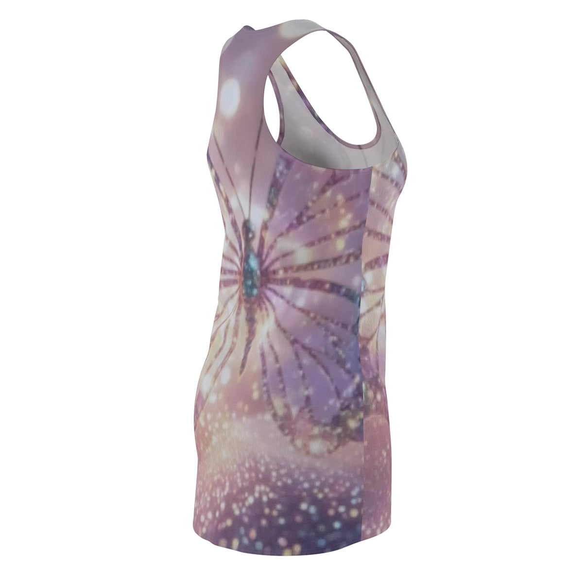 Butterfly Dream Racerback Dress – Pastel Fairycore AOP