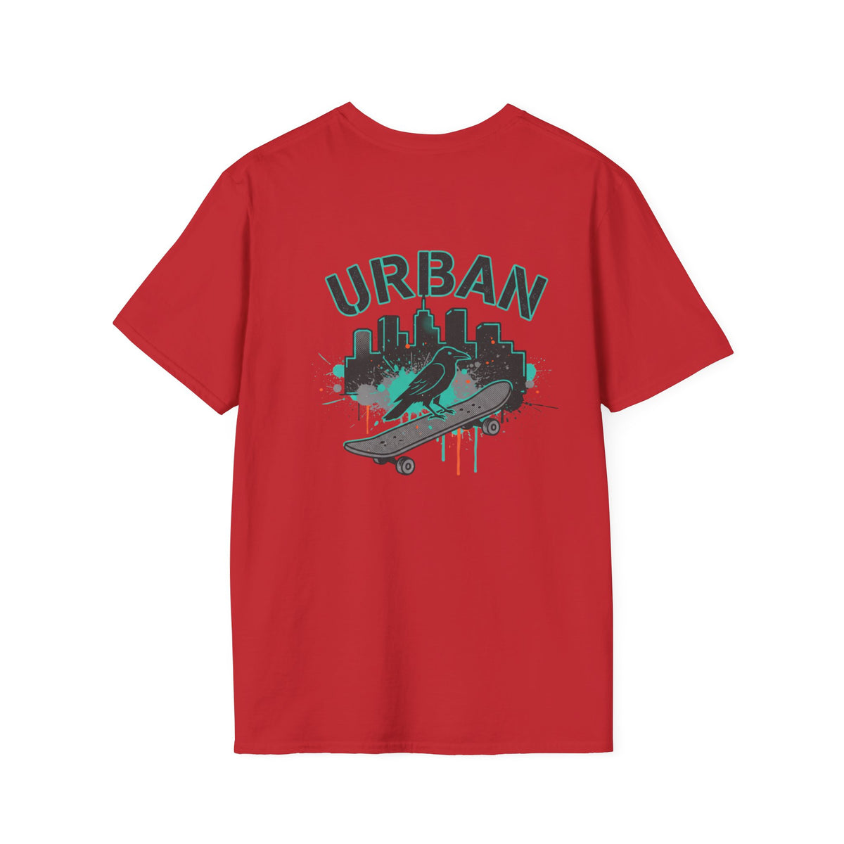 Urban Skateboard T-Shirt — City Skyline Skate Crew Tee