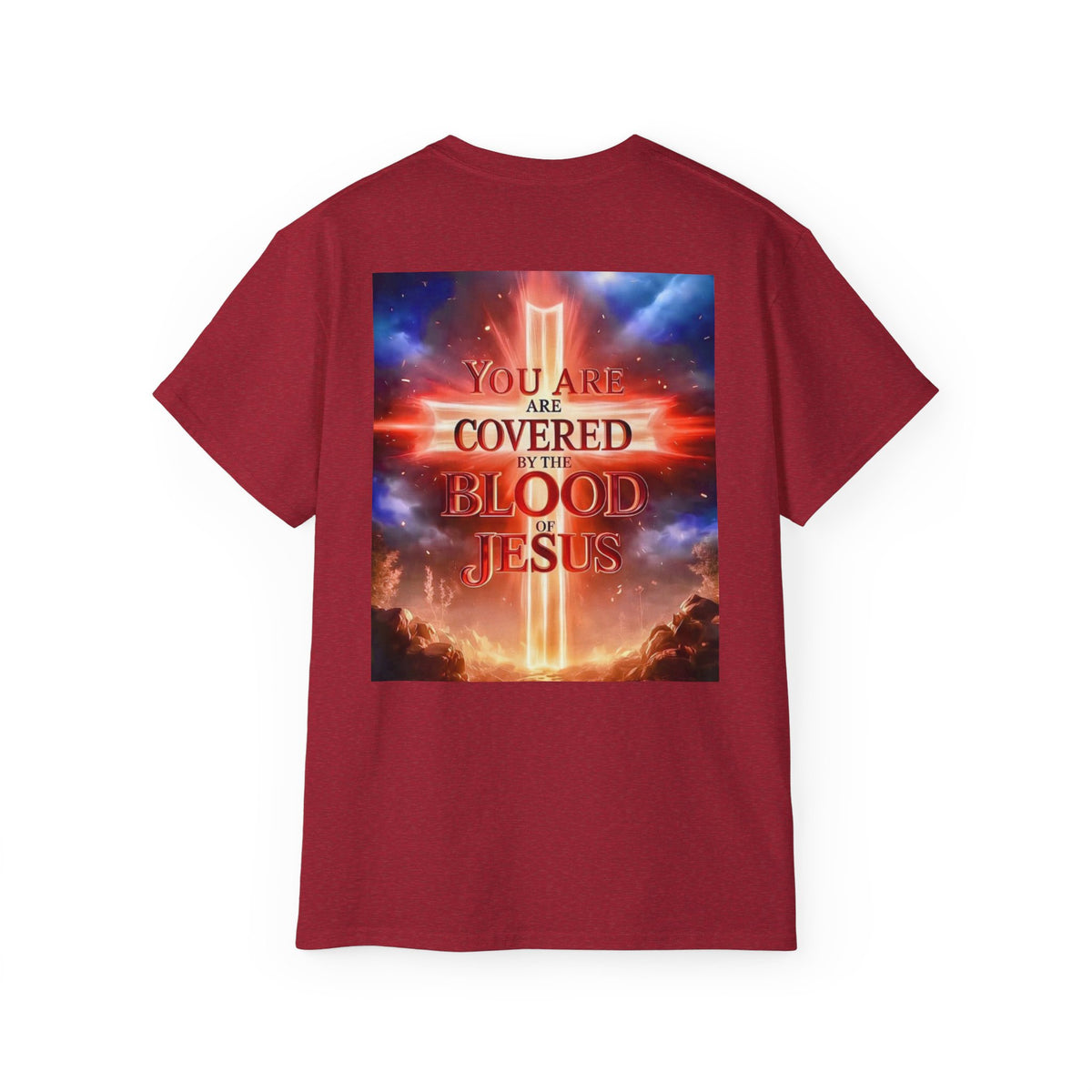 Christian T-Shirt — "You Are Covered by the Blood of Jesus" Gospel Tee