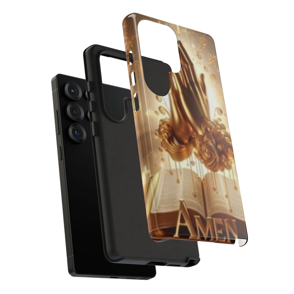 Prayer Hands 'Amen' Phone Case - Religious Christian iPhone Case