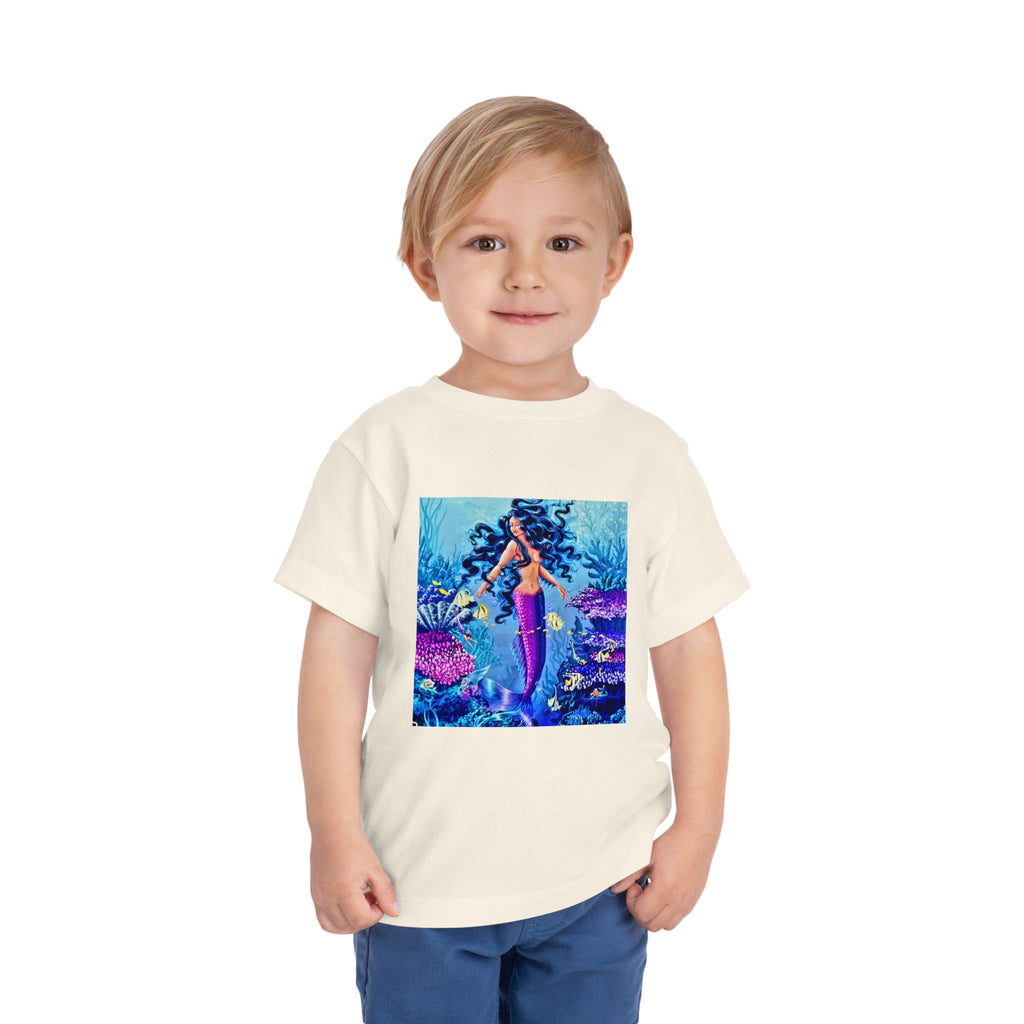 Mermaid Toddler Tee — Colorful Underwater Ocean Playtop