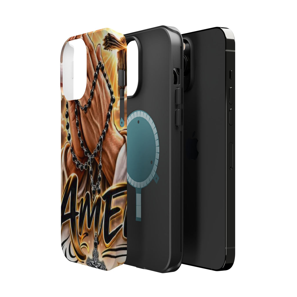 Praying Hands Rosary Magnetic Impact Phone Case