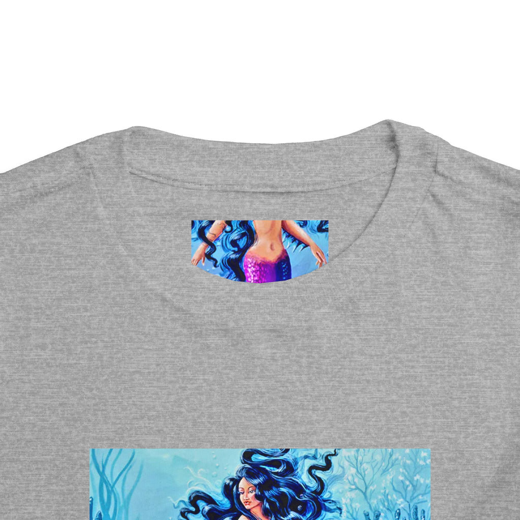 Mermaid Toddler Tee — Colorful Underwater Ocean Playtop