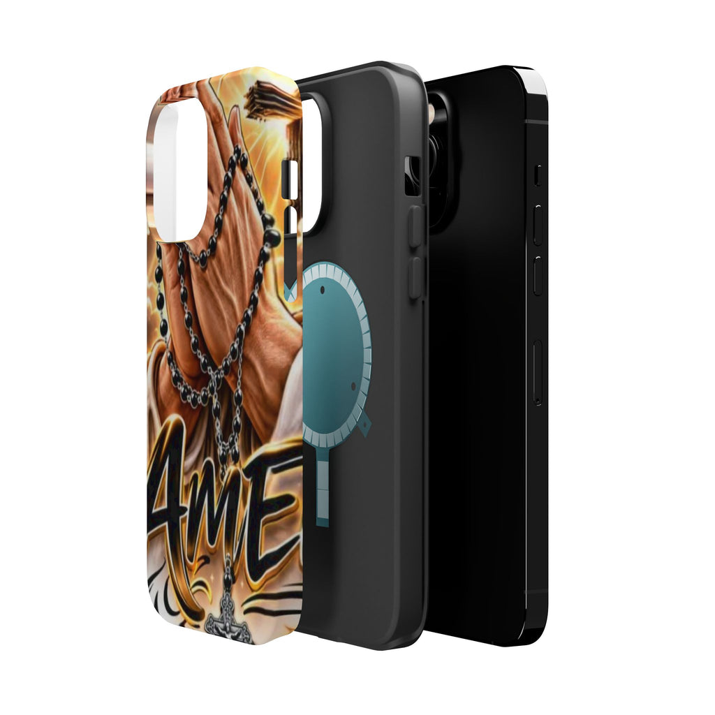 Praying Hands Rosary Magnetic Impact Phone Case