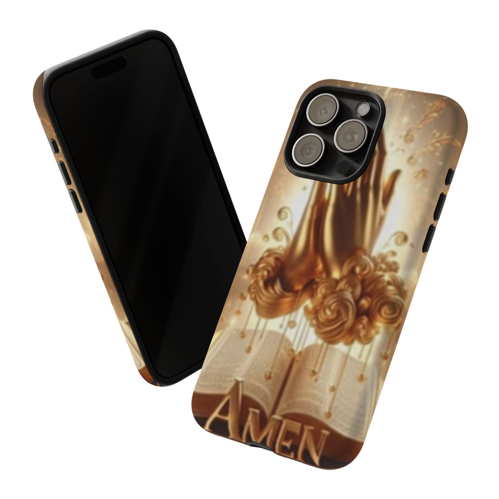 Prayer Hands 'Amen' Phone Case - Religious Christian iPhone Case