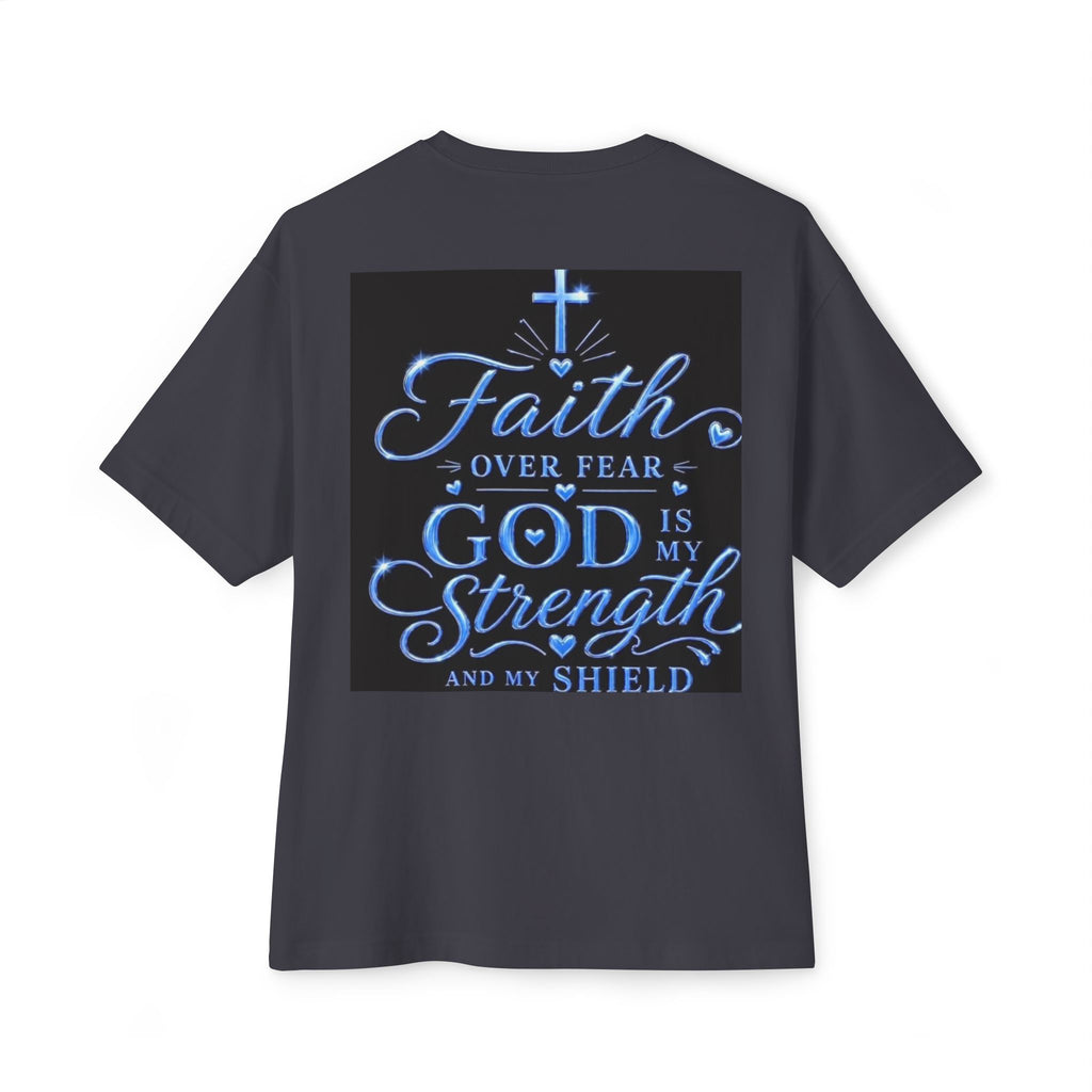 Faith Over Fear Tee — "God is My Strength" Christian T‑Shirt