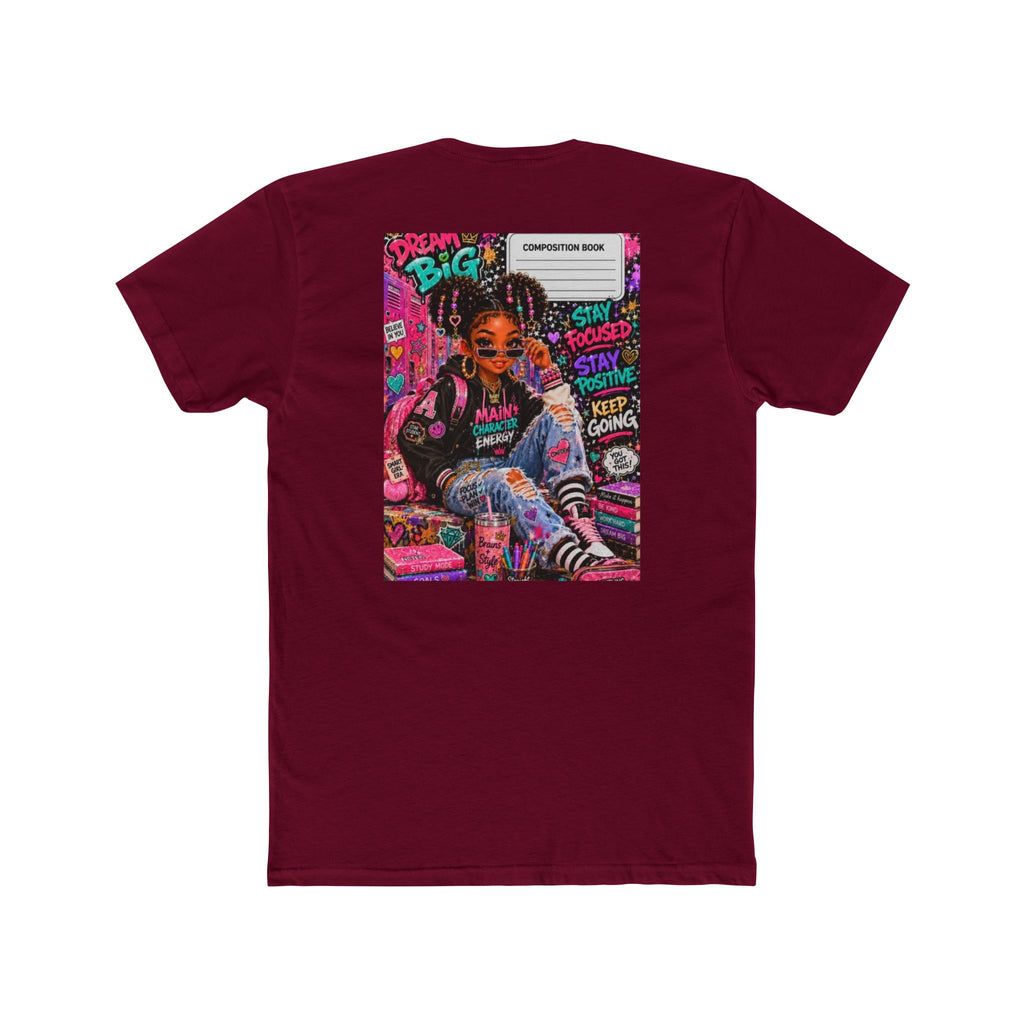 Dream Big Graphic Tee — Motivational Girl Street Art T-Shirt