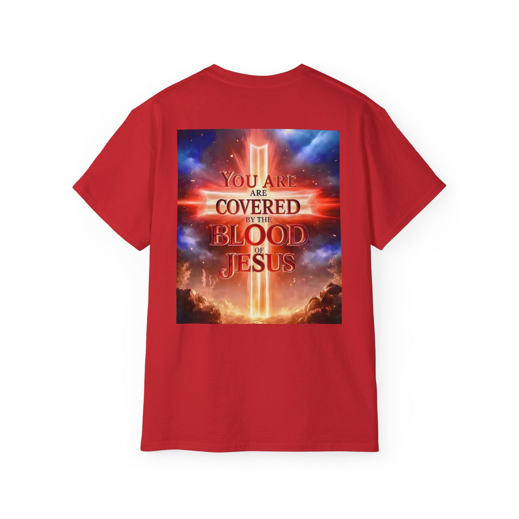Christian T-Shirt — "You Are Covered by the Blood of Jesus" Gospel Tee