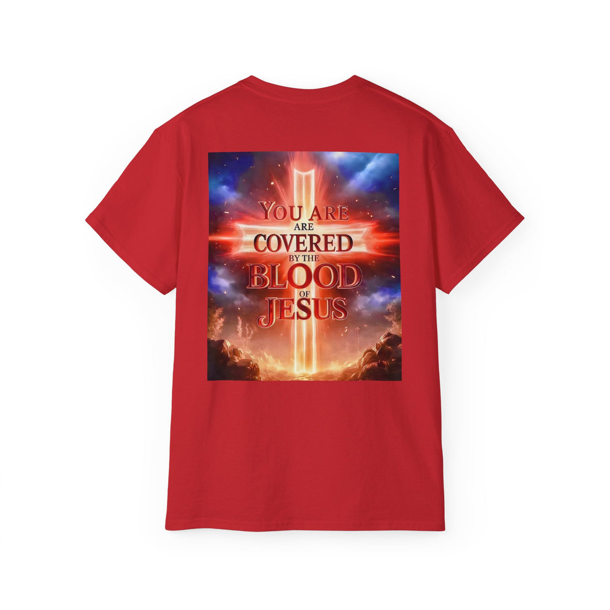Christian T-Shirt — "You Are Covered by the Blood of Jesus" Gospel Tee