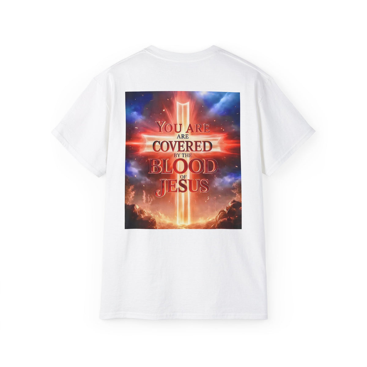 Christian T-Shirt — "You Are Covered by the Blood of Jesus" Gospel Tee