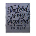 Psalm 23:1 Throw Blanket — "The Lord Is My Shepherd" Inspirational Christian Fleece