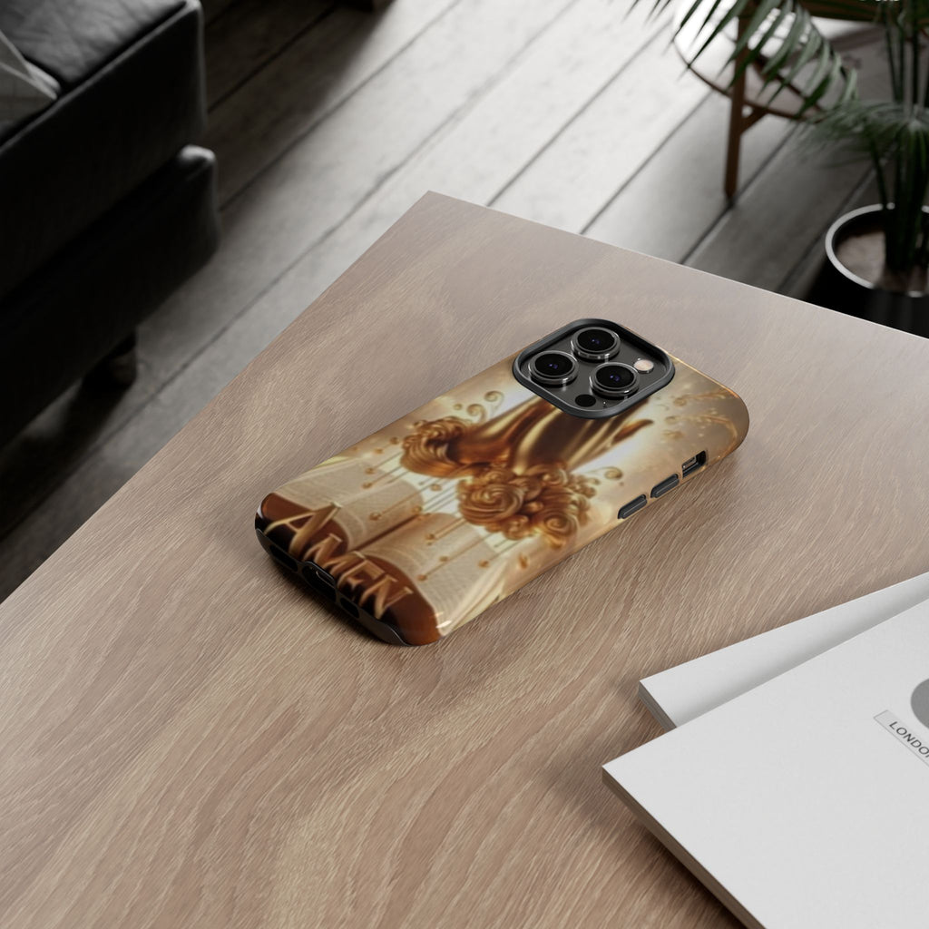 Prayer Hands 'Amen' Phone Case - Religious Christian iPhone Case