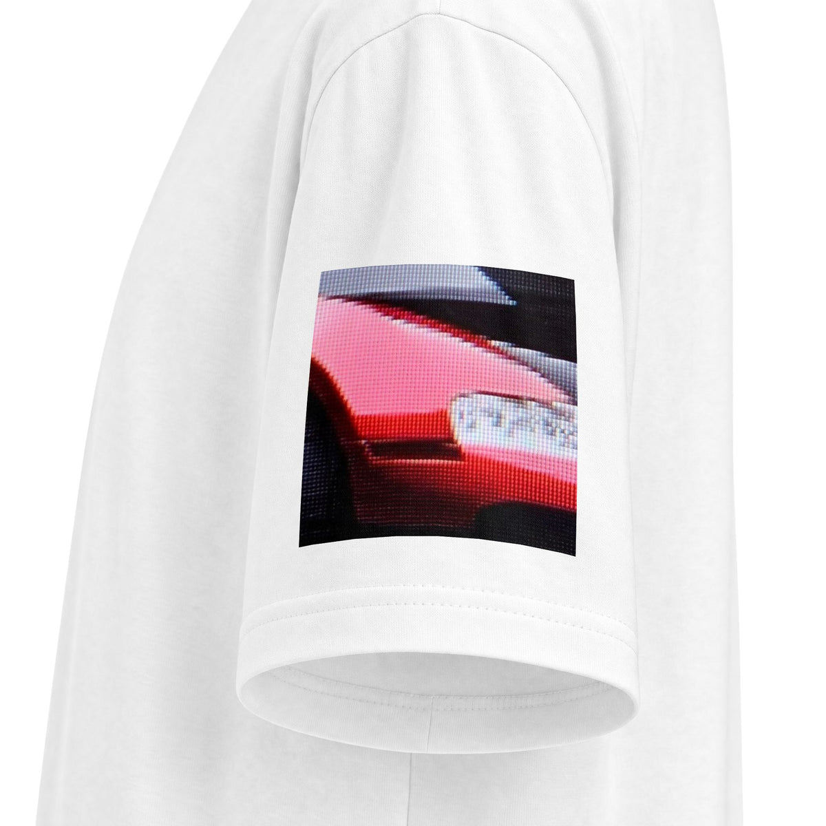 Sports Car Drift Tee — Red Smoke Road Graphic T-Shirt