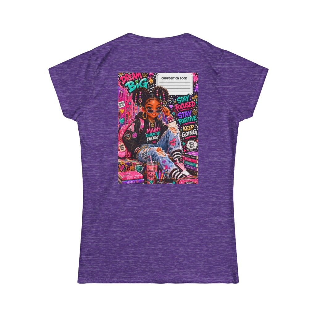 Women's Tee - Blank White Softstyle T‑Shirt (Everyday Casual Staple)
