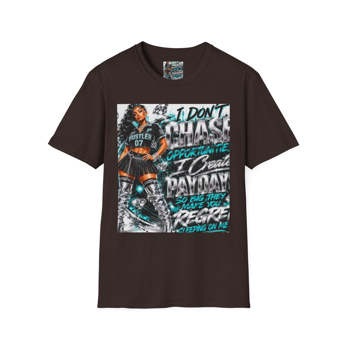 Hustler 'I Don't Chase Opportunities' Graphic T-Shirt