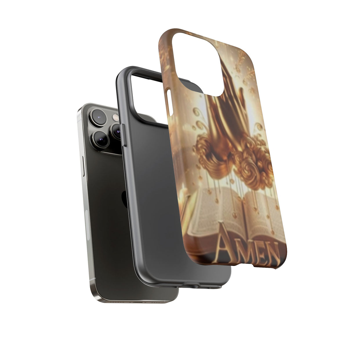 Prayer Hands 'Amen' Phone Case - Religious Christian iPhone Case