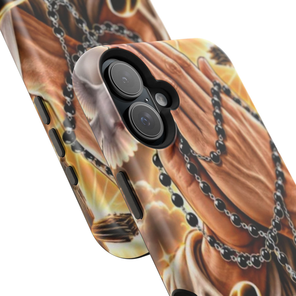 Praying Hands Rosary Magnetic Impact Phone Case