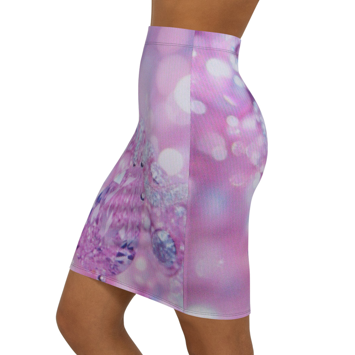 Women's Mid-Waist Pencil Skirt (AOP)