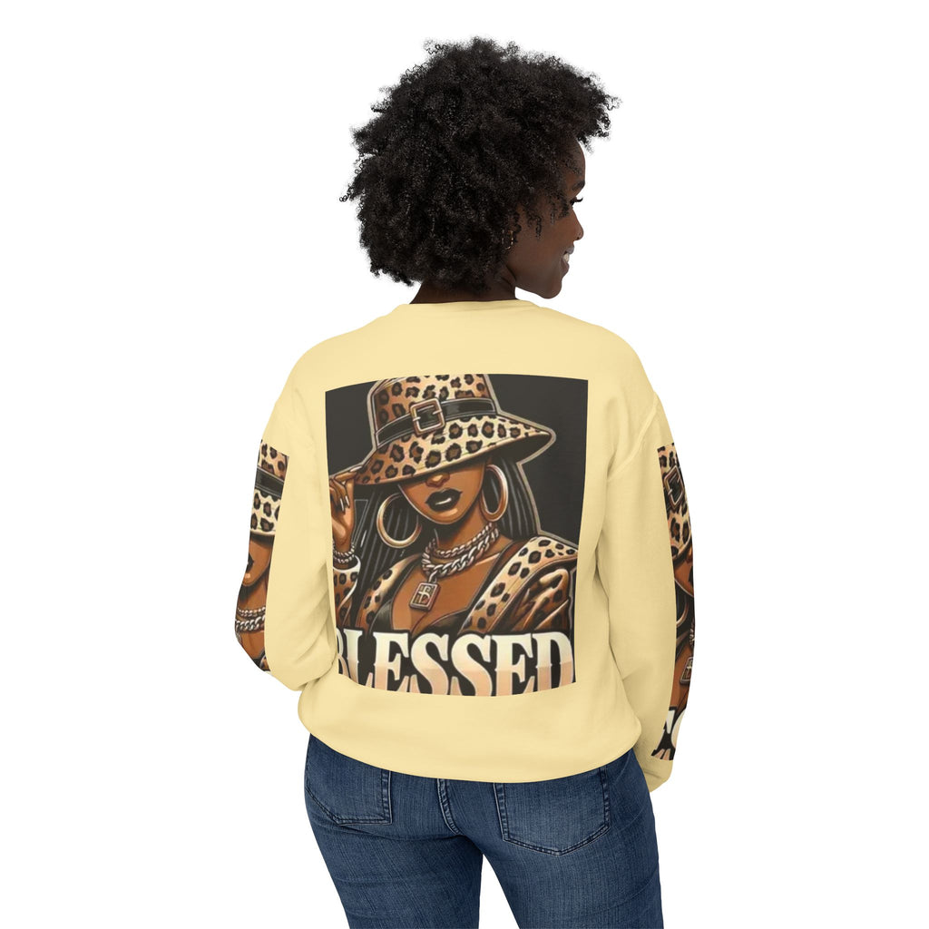 Blessed Leopard Femme Crewneck Sweatshirt