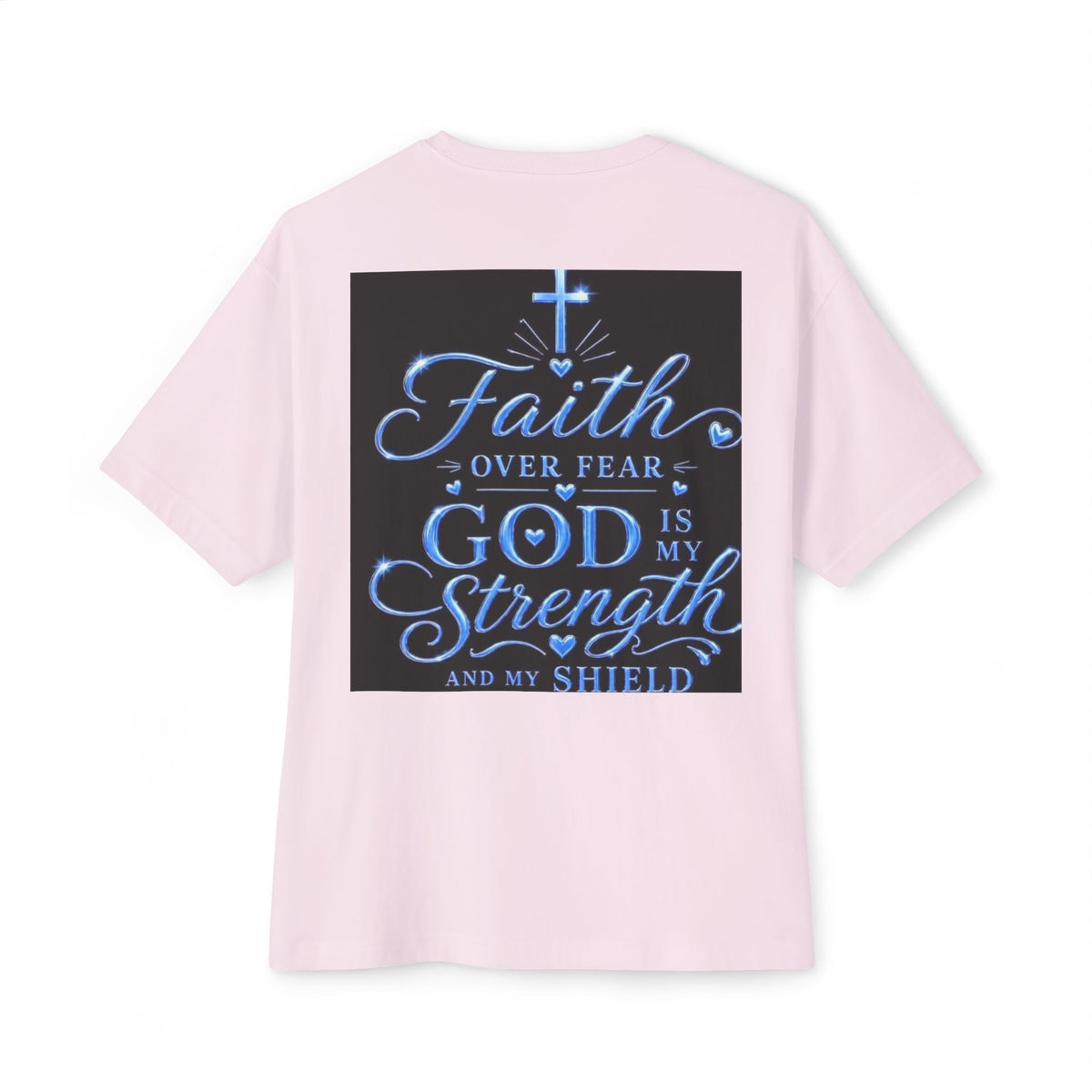 Faith Over Fear Tee — "God is My Strength" Christian T‑Shirt