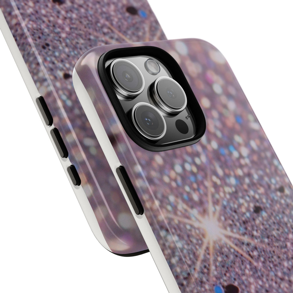 Sparkling Pink Glitter Tough Phone Case