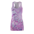 Pink Crystal Sparkle Racerback Dress — All-Over Print