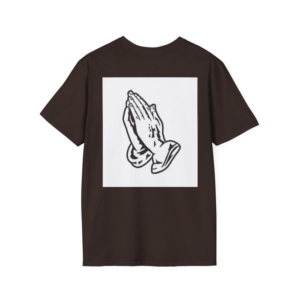 Praying Hands T-Shirt — Vintage Prayer Graphic Tee for Faith & Spiritual Style
