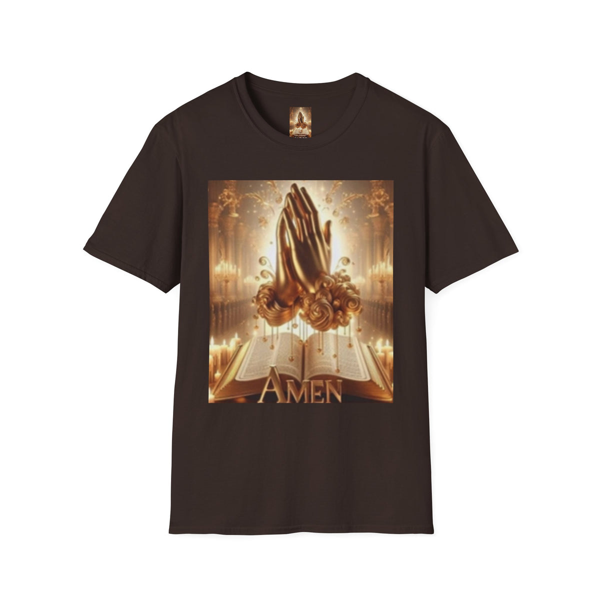 Prayer Hands T‑Shirt – "Amen" Spiritual Faith Tee