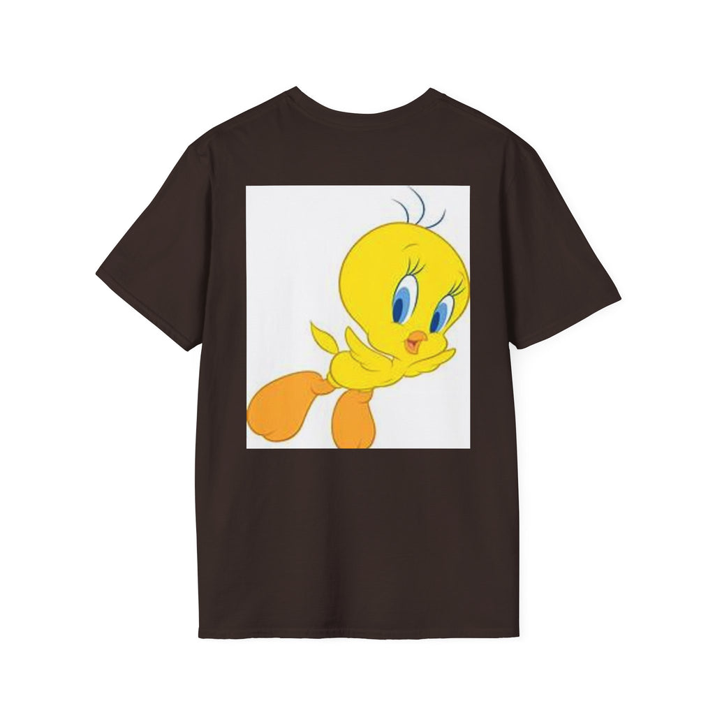 Cartoon Yellow Bird T-Shirt — Cute Tweety Graphic Tee