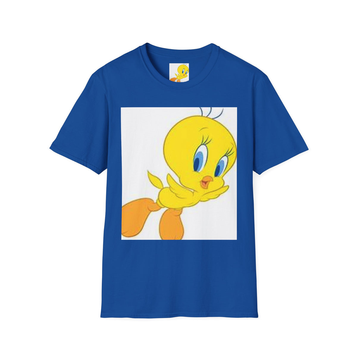 Cartoon Yellow Bird T-Shirt — Cute Tweety Graphic Tee