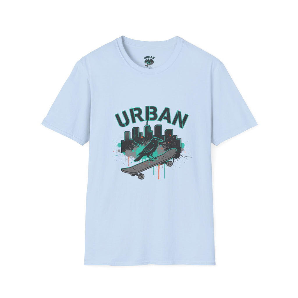 Urban Skateboard T-Shirt — City Skyline Skate Crew Tee