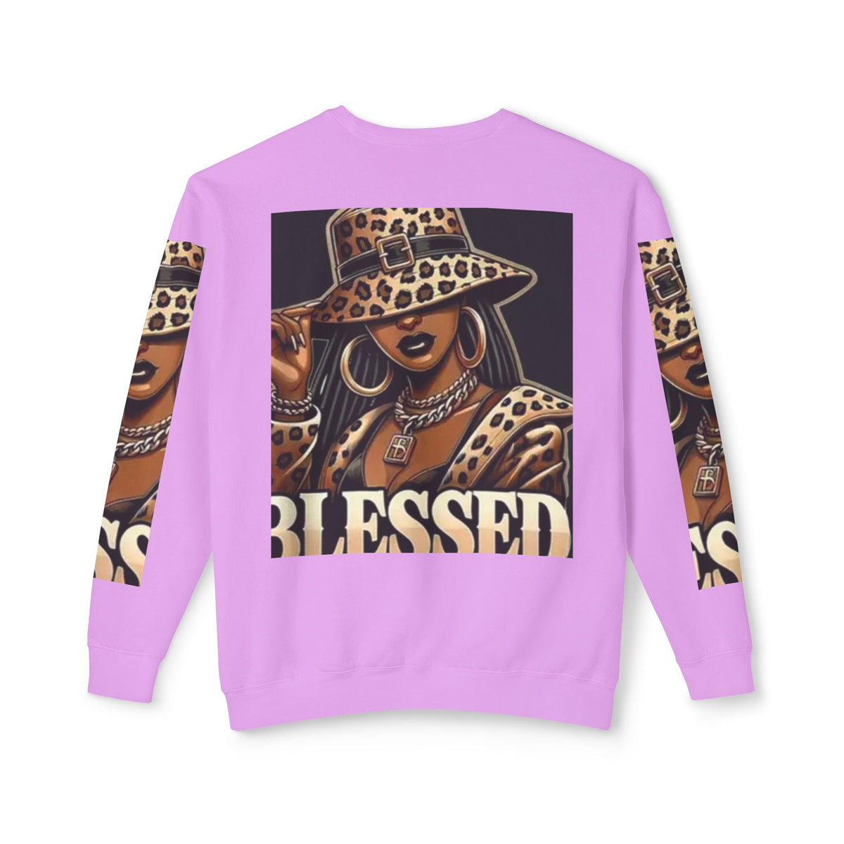 Blessed Leopard Femme Crewneck Sweatshirt