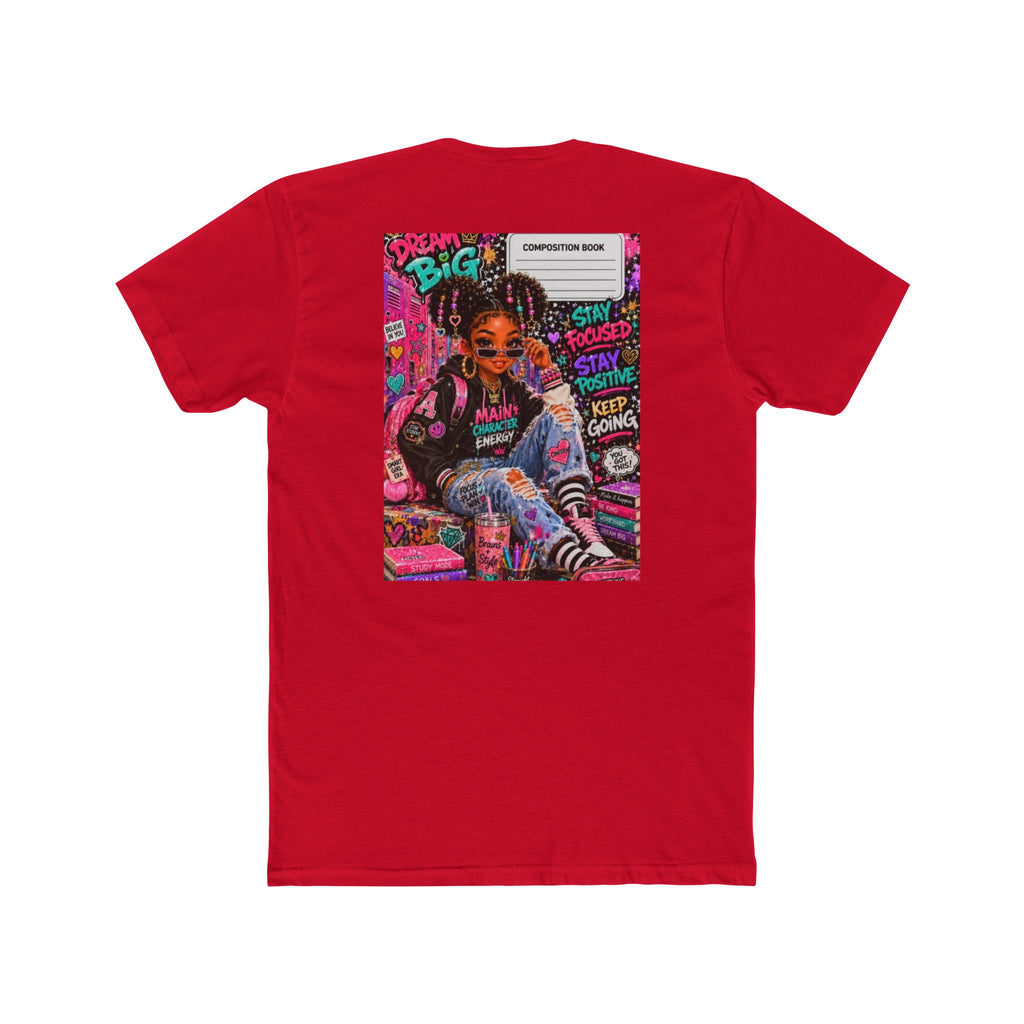 Dream Big Graphic Tee — Motivational Girl Street Art T-Shirt