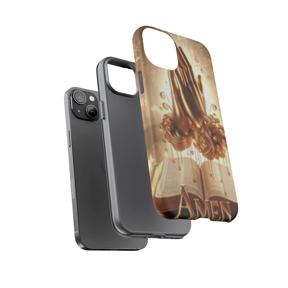 Prayer Hands 'Amen' Phone Case - Religious Christian iPhone Case